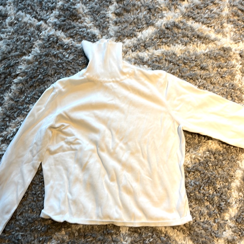 Talbots Petites White Sweater